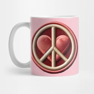 Peace and love Mug